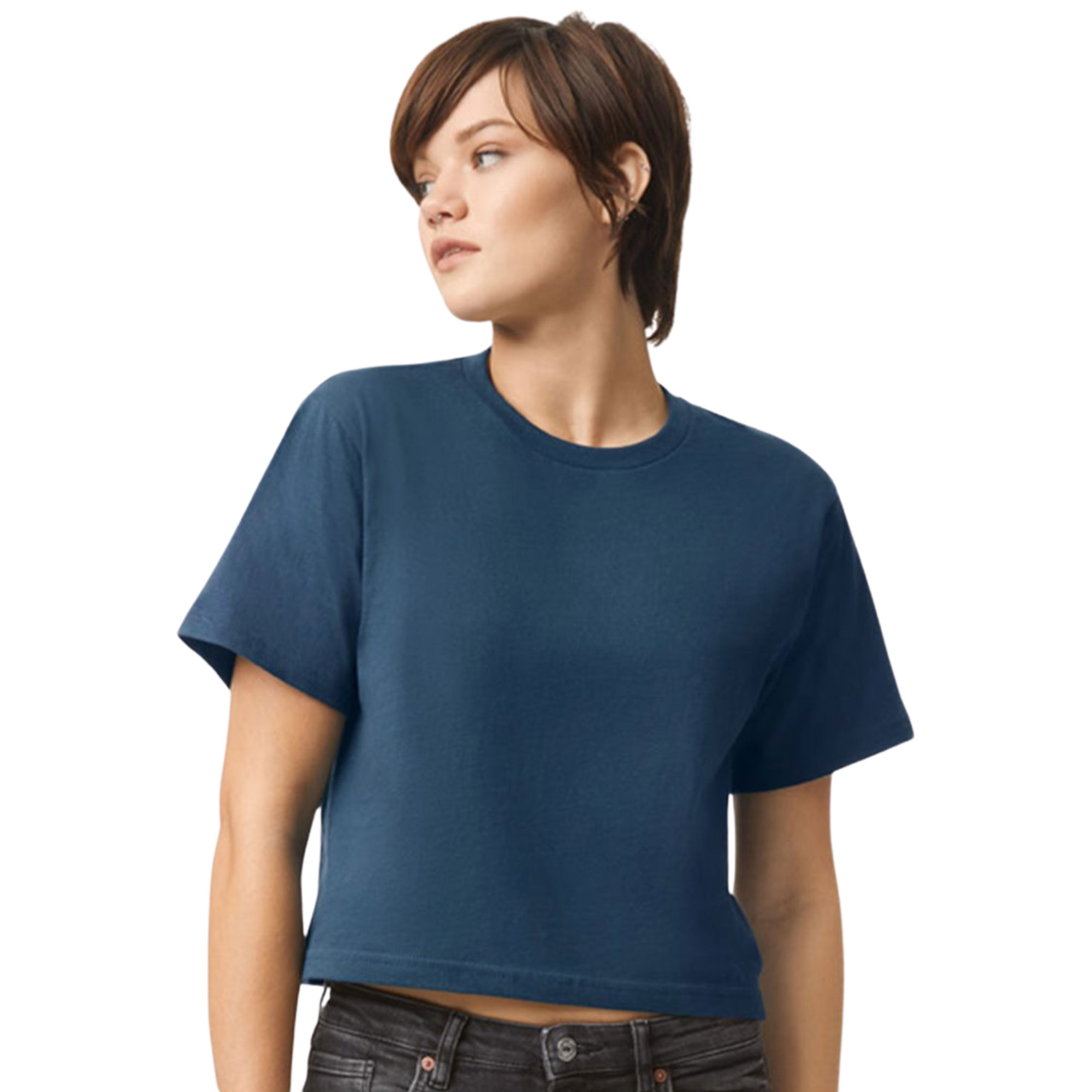 American Apparel Women's Fine Jersey Boxy Tee