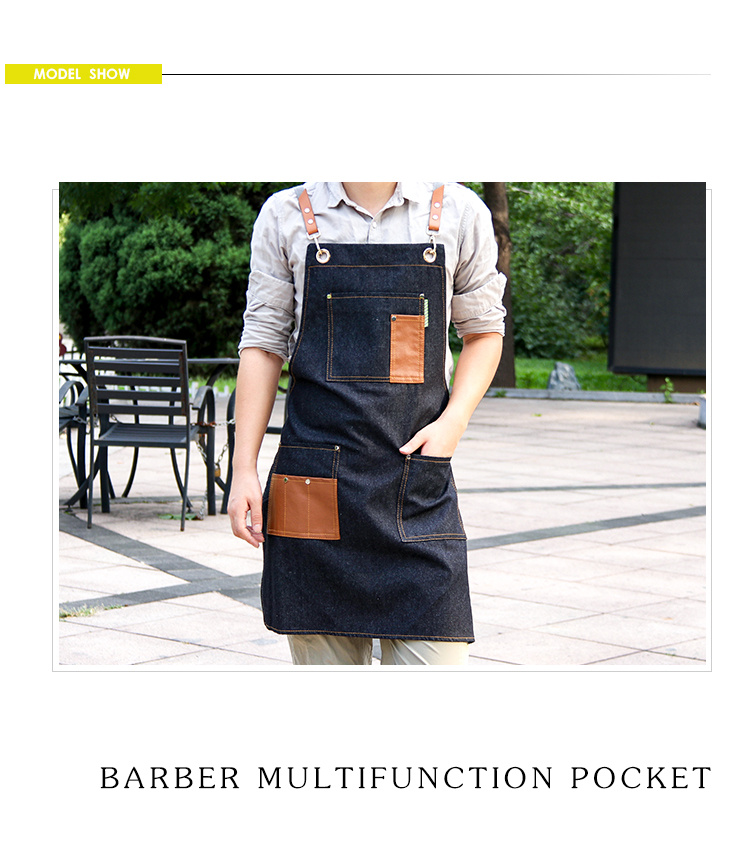 Fashionable Men's Wear-resistant Work Clothes Overalls Aprons - Image 8