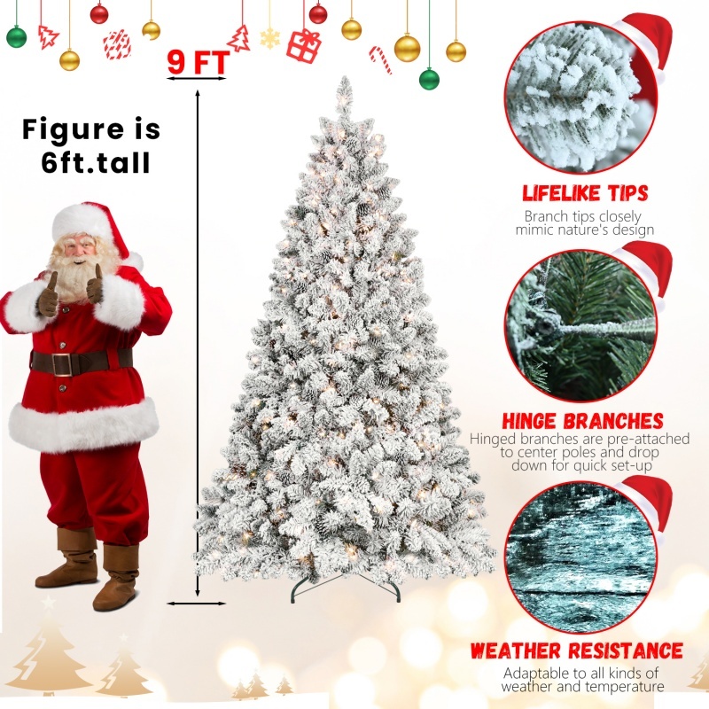 PVC, Christmas Tree, Christmas Decorations, Warm Lights - Image 6