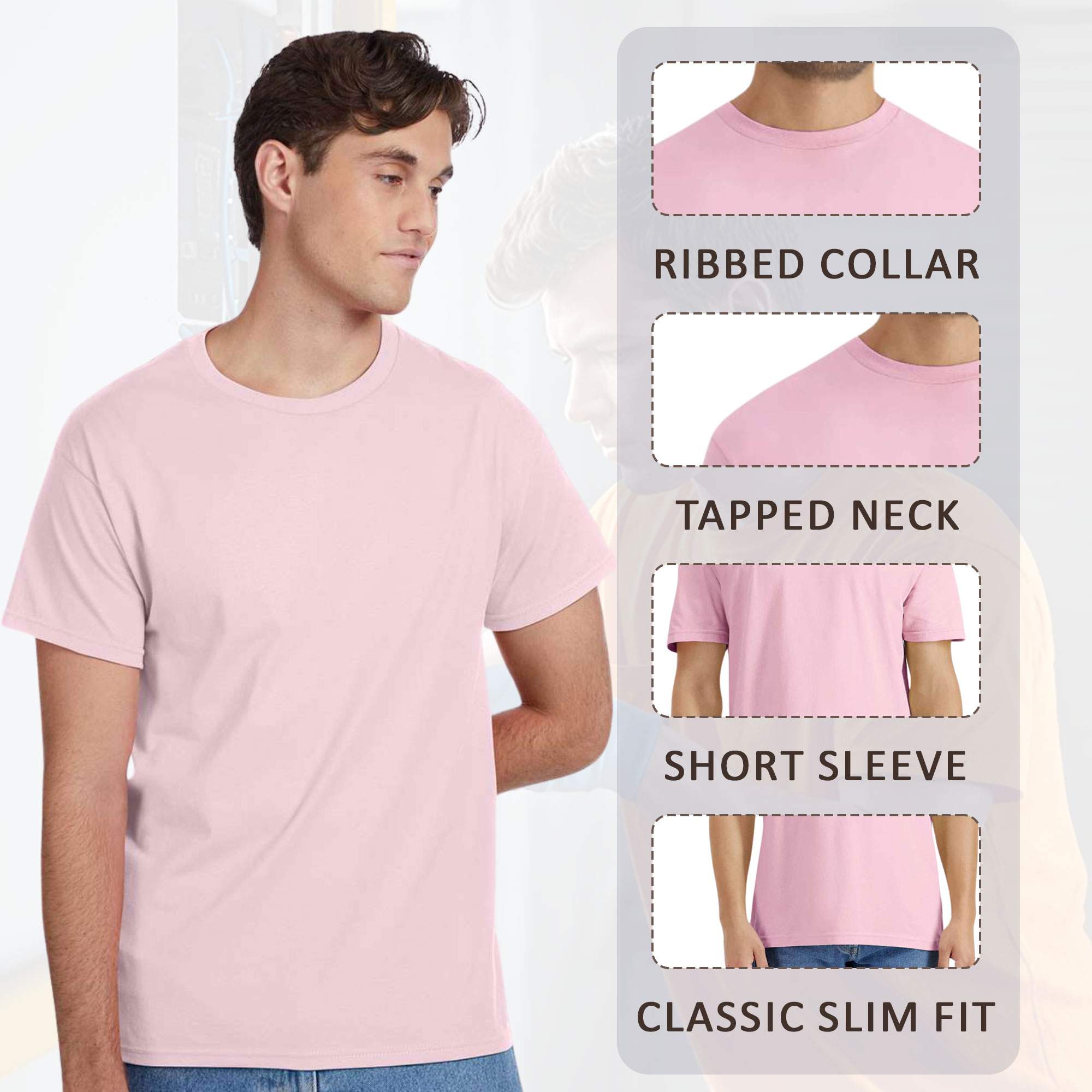 Hanes Men's Authentic T-Shirt - 5250 - Image 2