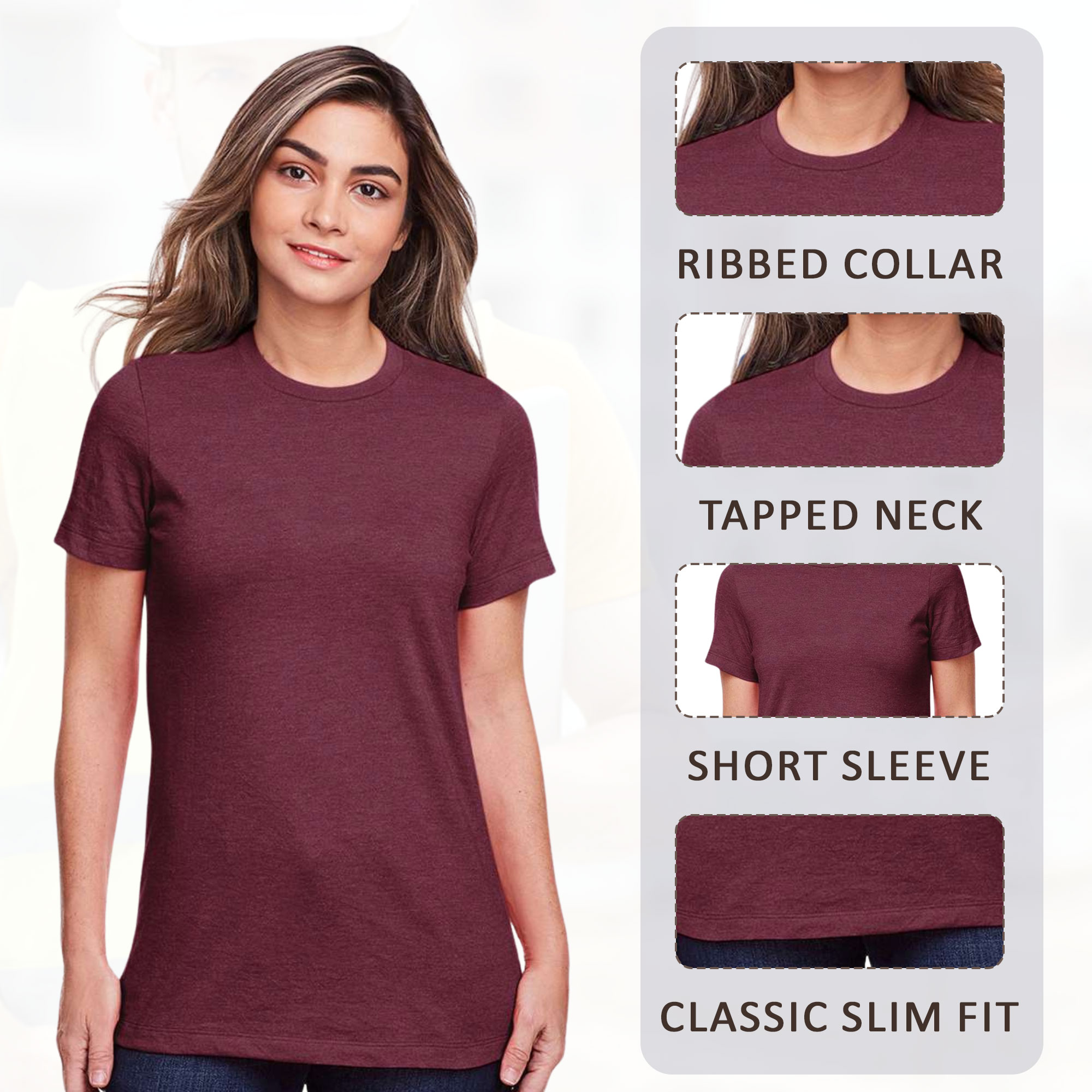 Gildan Women's Softstyle CVC T-Shirt - 64001LCVC - Image 2
