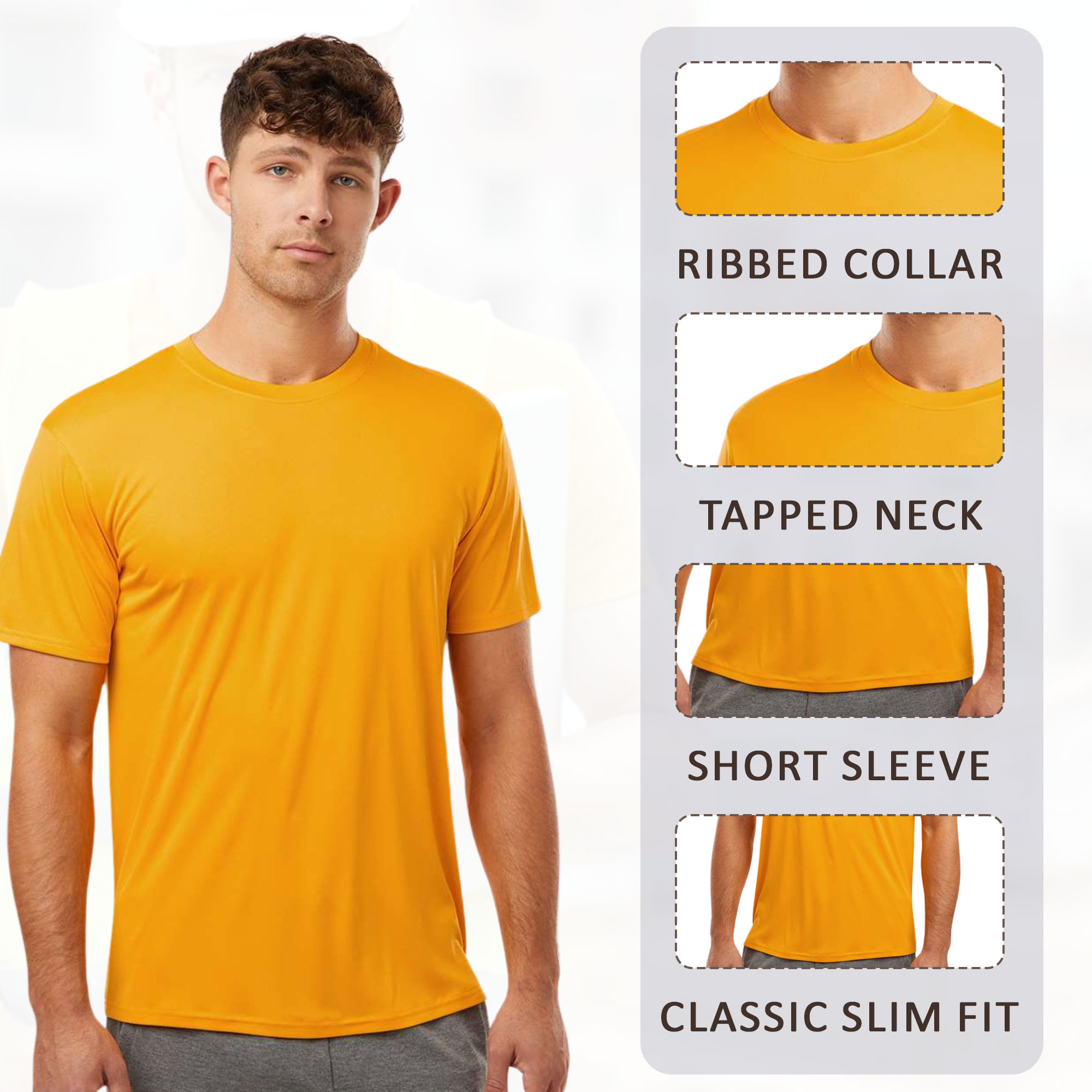 AllPro Men's Pro-Lock Performance T-Shirt - 48000 - Image 2