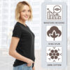 Tultex Women's Fine Jersey Slim Fit T-Shirt - 213 - Image 3
