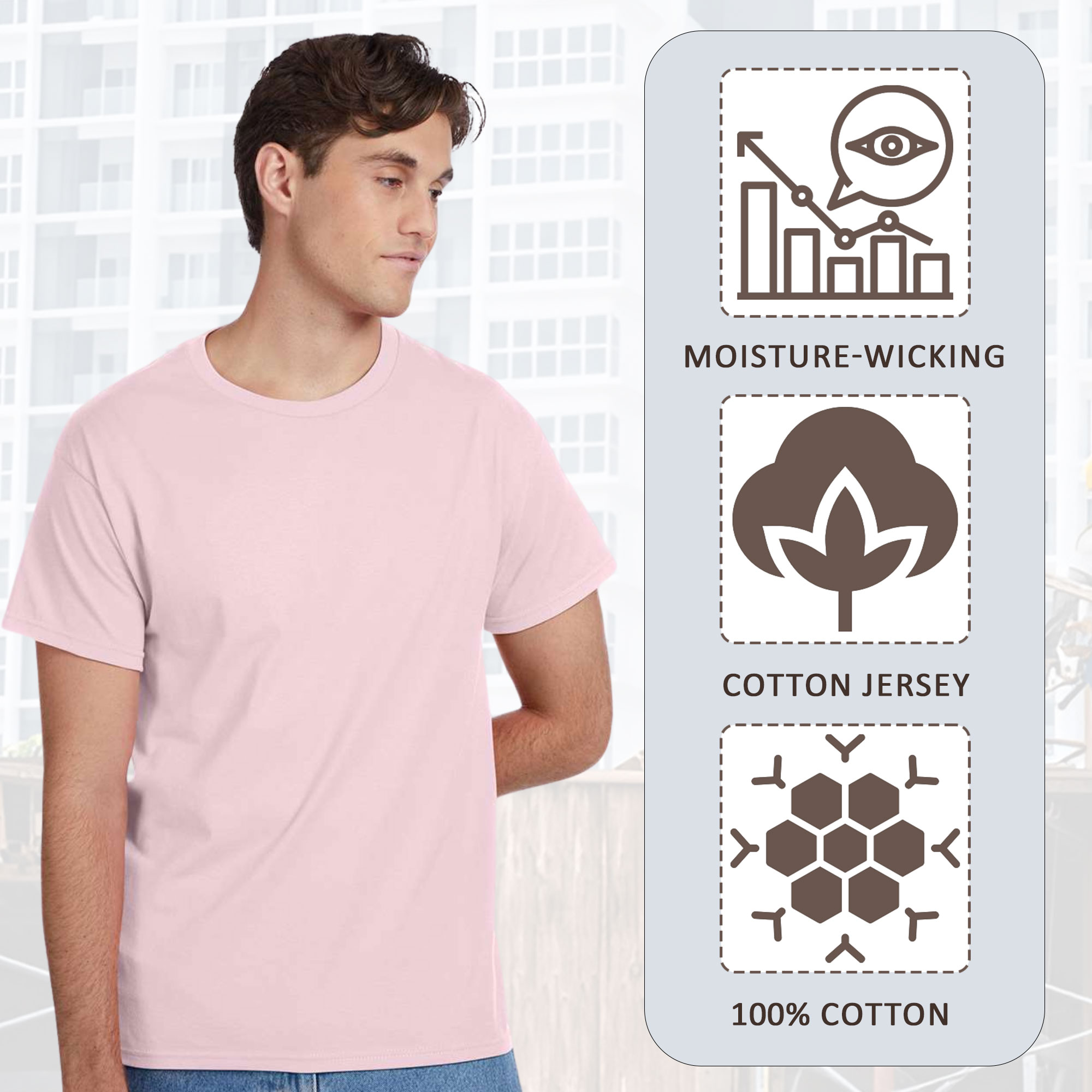 Hanes Men's Authentic T-Shirt - 5250 - Image 3