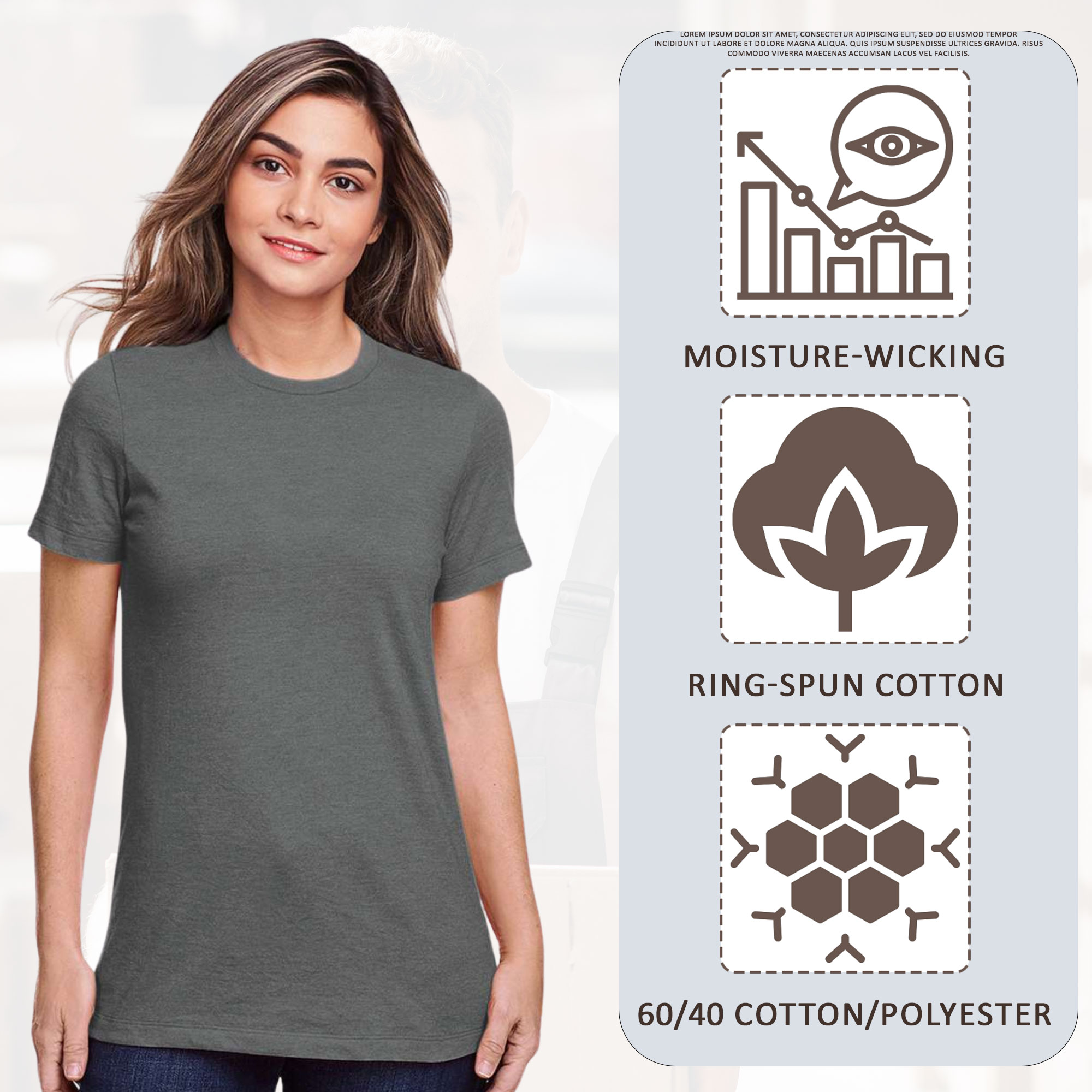 Gildan Women's Softstyle CVC T-Shirt - 64001LCVC - Image 4