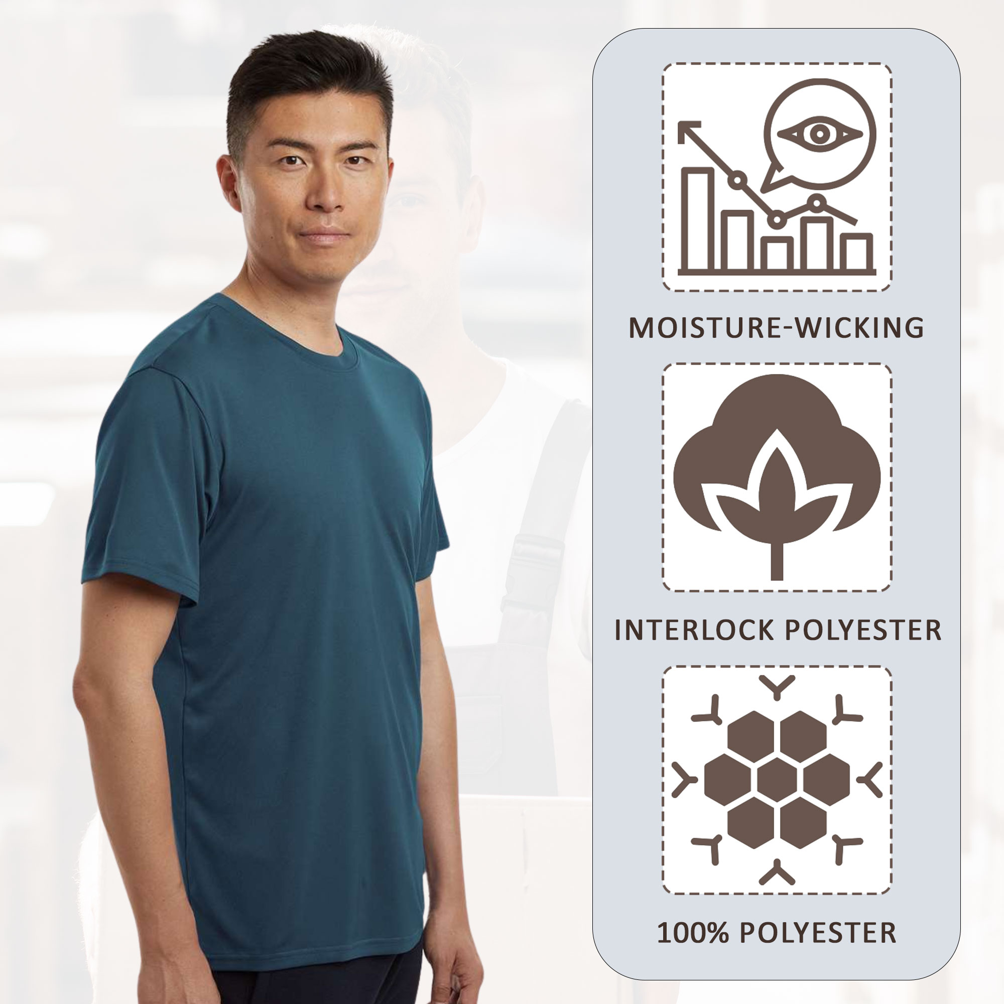 AllPro Men's Pro-Lock Performance T-Shirt - 48000 - Image 3