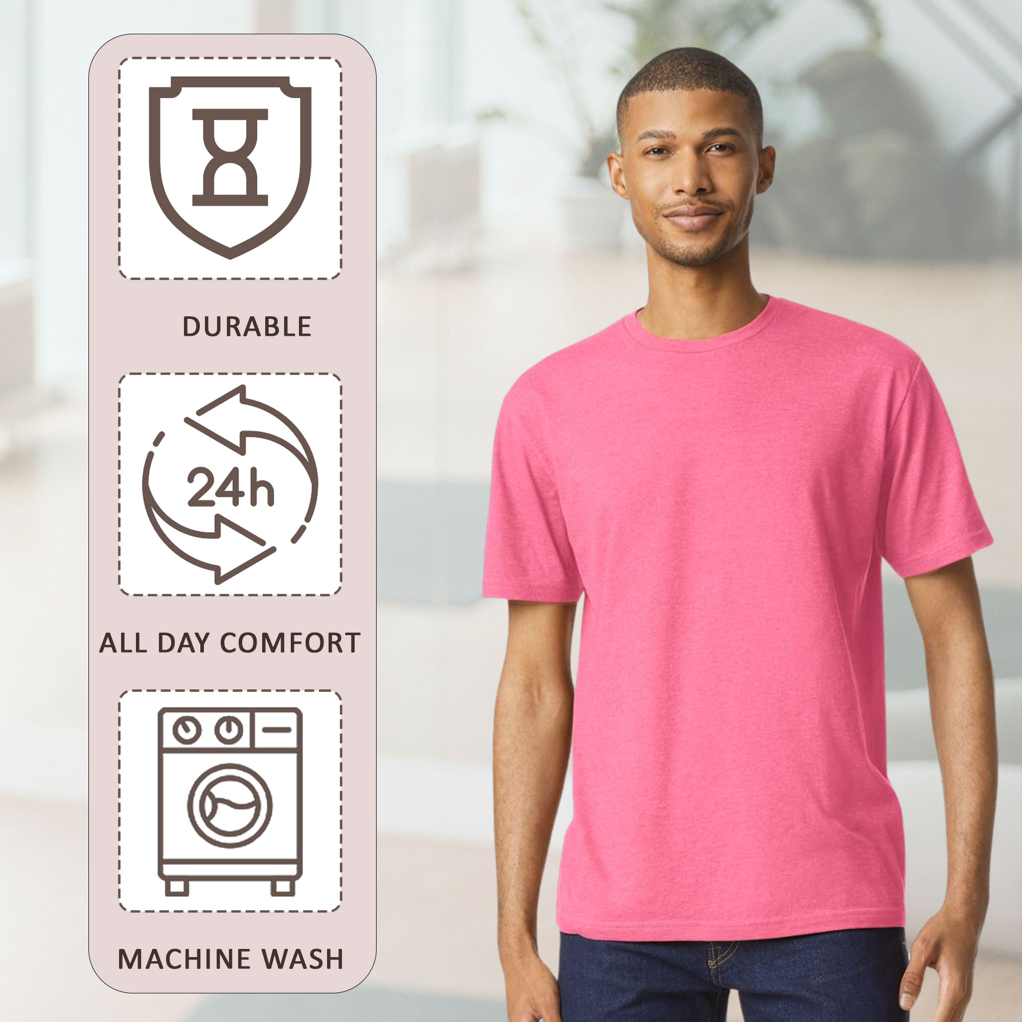 Gildan Unisex Softstyle CVC T-Shirt - 64000CVC - Image 5