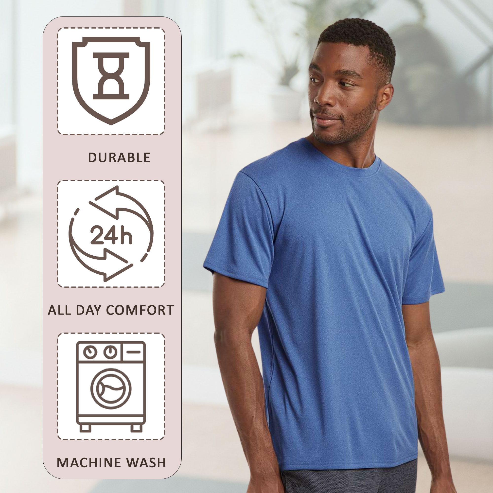 AllPro Men's Pro-Lock Performance T-Shirt - 48000 - Image 4