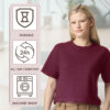 American Apparel Women's Fine Jersey Boxy Tee - Image 7