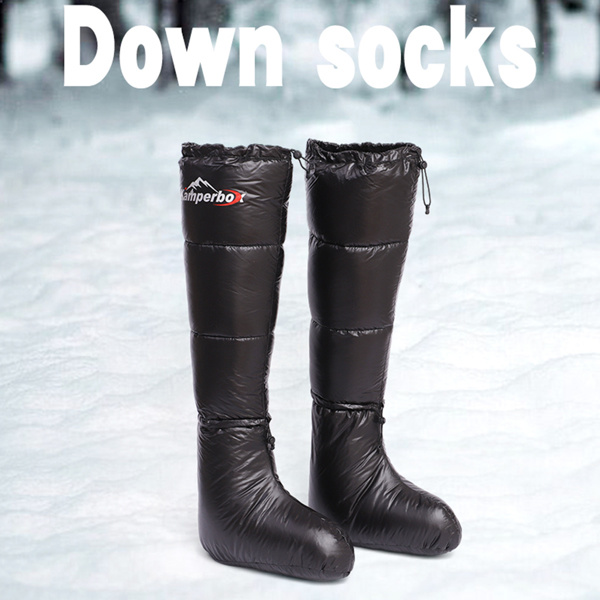 Camping Down Socks Kamperbox Sleeping Bag Down Boots - Prohibited Sales Platform - Temu - Image 3