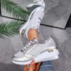 Women's Lace-up Casual Shoes FFashion Side Zipper Design Thick-soled Shoes Walking Running Sports Sneakers - Image 3