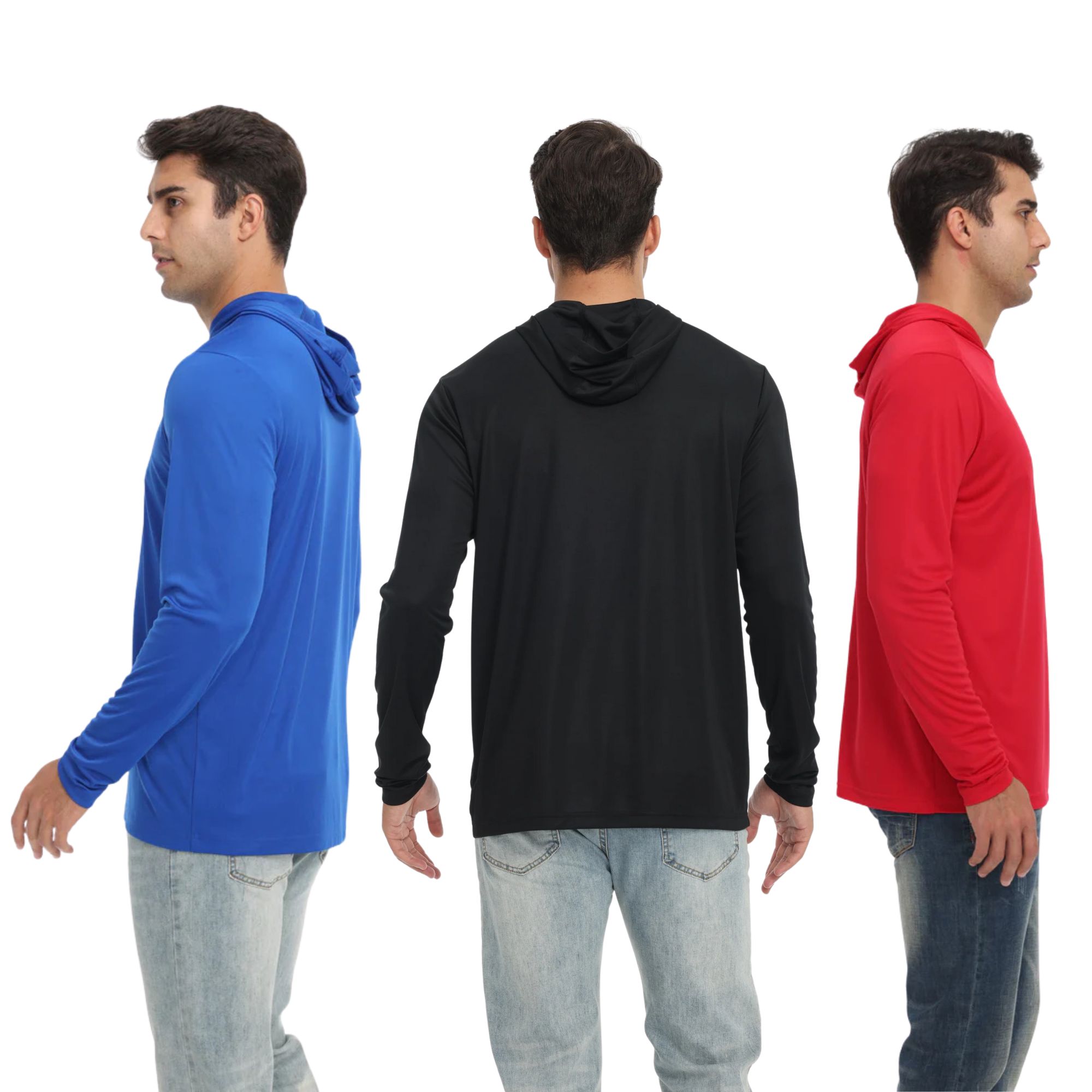 Zfeel ZF916 Lightweight Dry Fit Hooded Pullover - Image 2