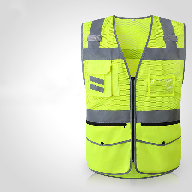 Reflective vest summer breathable mesh reflective clothing - Image 3