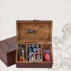 Solid wood sewing box - Image 3