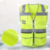 Reflective vest summer breathable mesh reflective clothing - Image 5