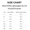 Zfeel ZF916 Lightweight Dry Fit Hooded Pullover - Image 6