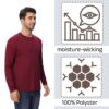 Zfeel ZF912 High Performance Pure Dry Fit Poly Long Sleeves Shirt - Image 3