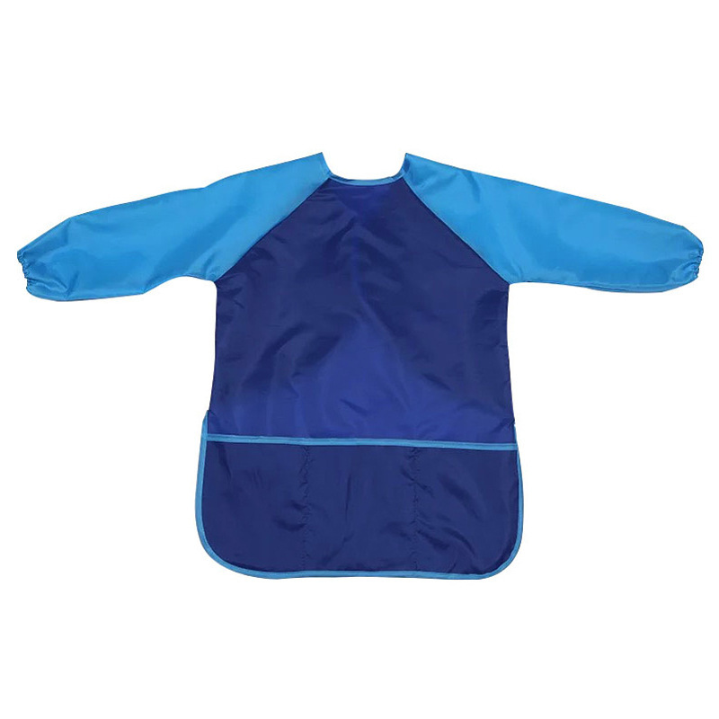 Aprons Learning Education Interesting Toys Waterproof Painting Apron Portable Children Smock Long Sleeve - Image 8