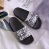 Summer Sandals And Slippers Couple Taking a Bath at Home - Image 2