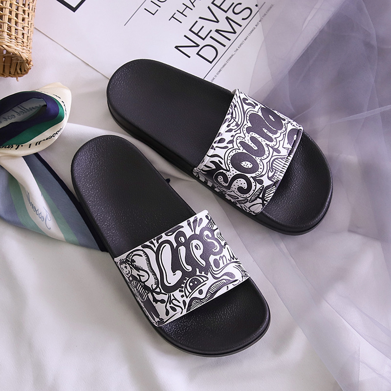 Summer Sandals And Slippers Couple Taking a Bath at Home - Image 3