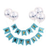 Happy Birthday Lettering Banner Rose Gold Multicolored Balloons - Image 8