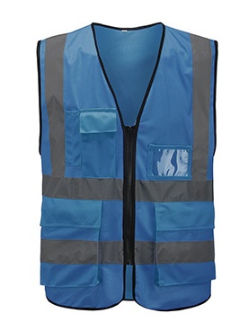 Direct reflective vest multi-pocket reflective vest can be printed riding reflective safety clothing traffic sanitation reflective vest - Image 5