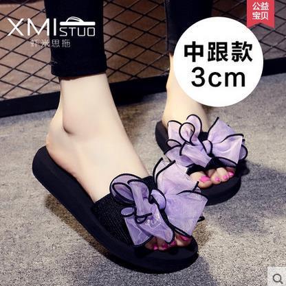 Summer ladies' slippers, butterflies, butterflies, sandals, sandals, slippers and antiskid slippers - Image 3