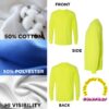 Gildan Unisex Heavy Cotton Long Sleeve T-Shirt - 5400 - Image 8