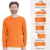 Gildan Unisex Heavy Cotton Long Sleeve T-Shirt - 5400 - Image 3