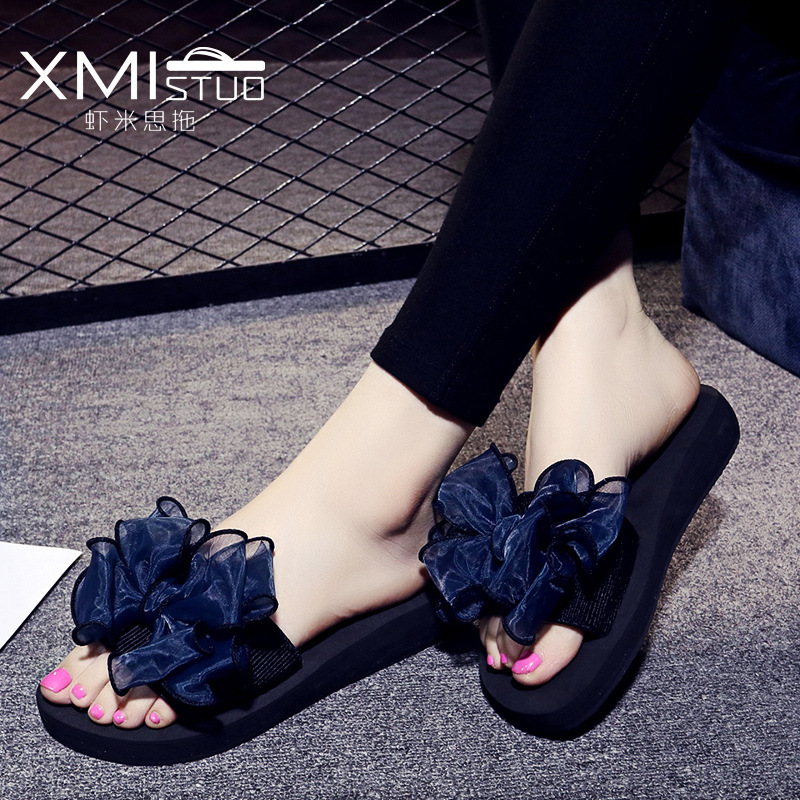 Summer ladies' slippers, butterflies, butterflies, sandals, sandals, slippers and antiskid slippers - Image 5