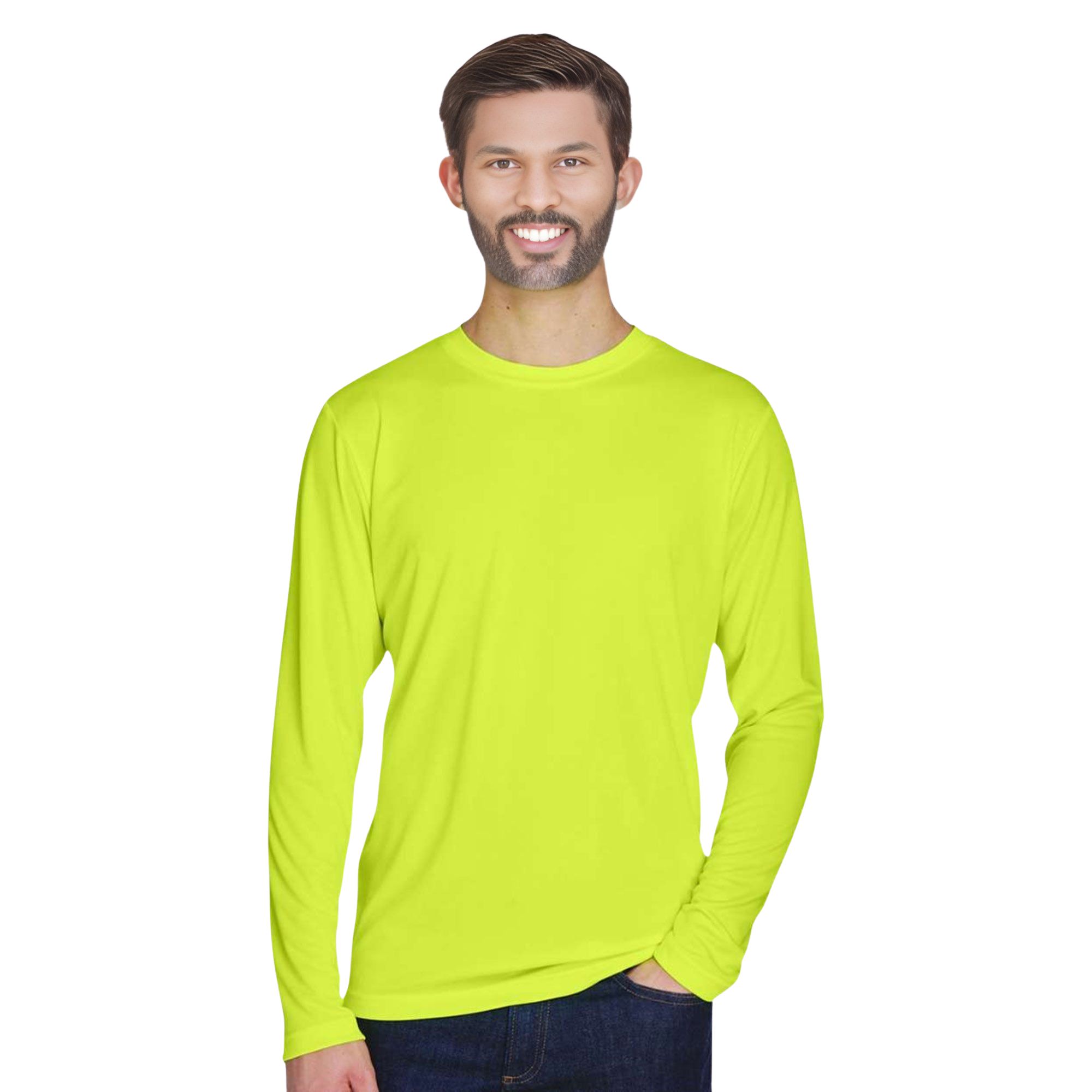 Gildan Unisex Heavy Cotton Long Sleeve T-Shirt - 5400 - Image 2