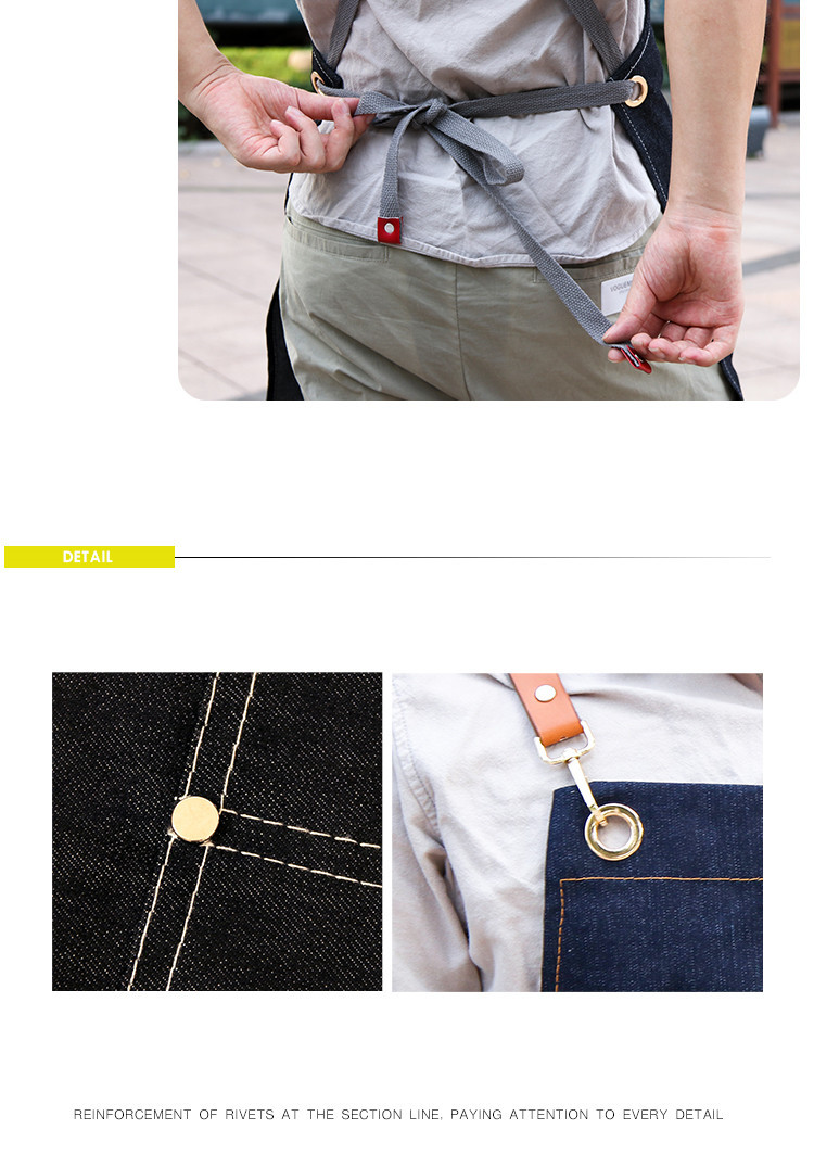 Fashionable Men's Wear-resistant Work Clothes Overalls Aprons - Image 5