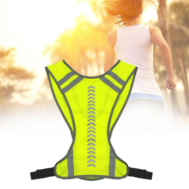 Arrow Guide Indicates Reflective Vest
