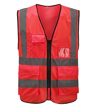 Direct reflective vest multi-pocket reflective vest can be printed riding reflective safety clothing traffic sanitation reflective vest - Image 9