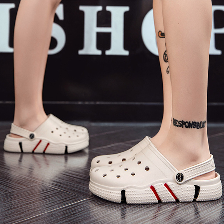 Men Sandals Summer Hole Shoes Beach Slippers - Image 9