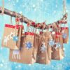 12Pcs Snowflake Rhinestone Painting Keychain Kits 5D DIY Double Sided Xmas Tree Ornaments - Image 9