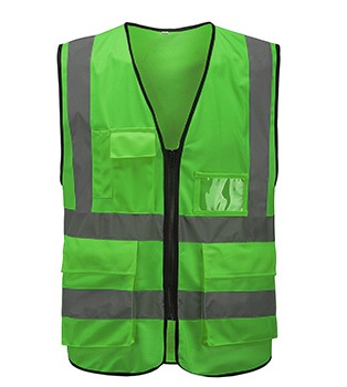 Direct reflective vest multi-pocket reflective vest can be printed riding reflective safety clothing traffic sanitation reflective vest - Image 3