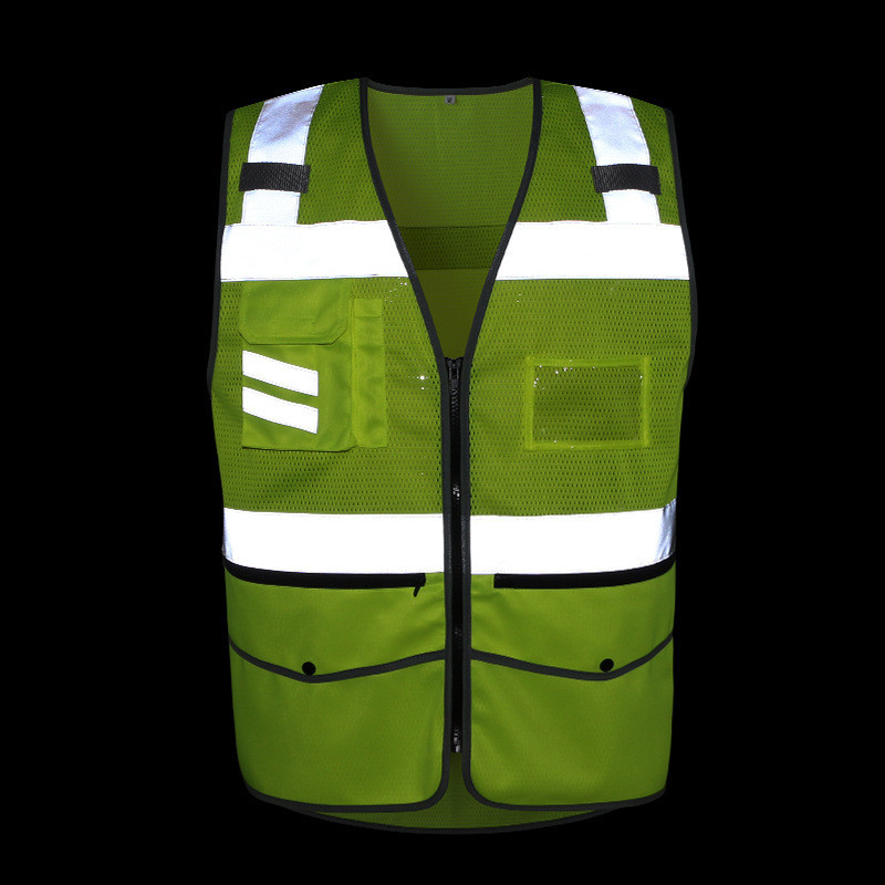 Reflective vest summer breathable mesh reflective clothing - Image 2