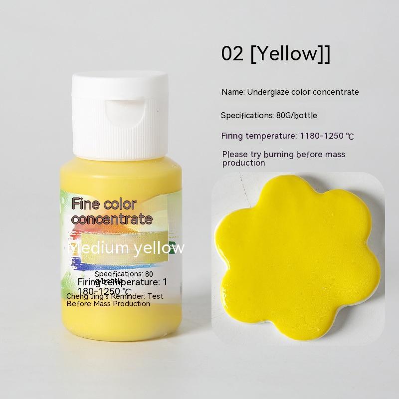 Medium Temperature Ceramic Paints Bottled 80g - Image 8