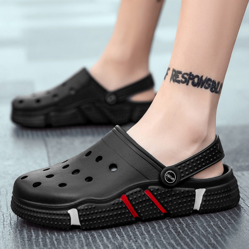 Men Sandals Summer Hole Shoes Beach Slippers - Image 10