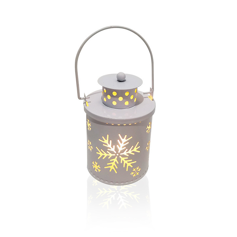 Christmas LED Candle Lantern Small Nordic Wind Light Flameless Electronic Holiday Decor - Image 3