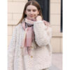 Couple Winter Scarf - Thick Warm Polyester Tassel Shawl Wrap, 180x70cm Unisex Scarves For Women & Men, Christmas Thanksgiving Gift - Image 9