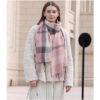 Couple Winter Scarf - Thick Warm Polyester Tassel Shawl Wrap, 180x70cm Unisex Scarves For Women & Men, Christmas Thanksgiving Gift - Image 4