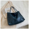 Fashion Handbag New Autumn And Winter Japanese And Korean Large Capacity Soft Leather Shoulder Bag Retro Casual Handbag - Image 10