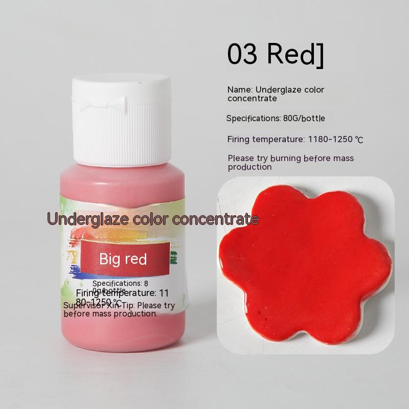 Medium Temperature Ceramic Paints Bottled 80g - Image 2
