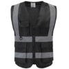 Direct reflective vest multi-pocket reflective vest can be printed riding reflective safety clothing traffic sanitation reflective vest - Image 10