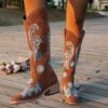 Plus Size High Cylinder Below The Knee Boots - Image 3