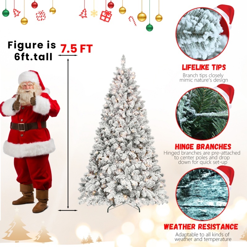 PVC, Christmas Tree, Christmas Decorations, Warm Lights - Image 2