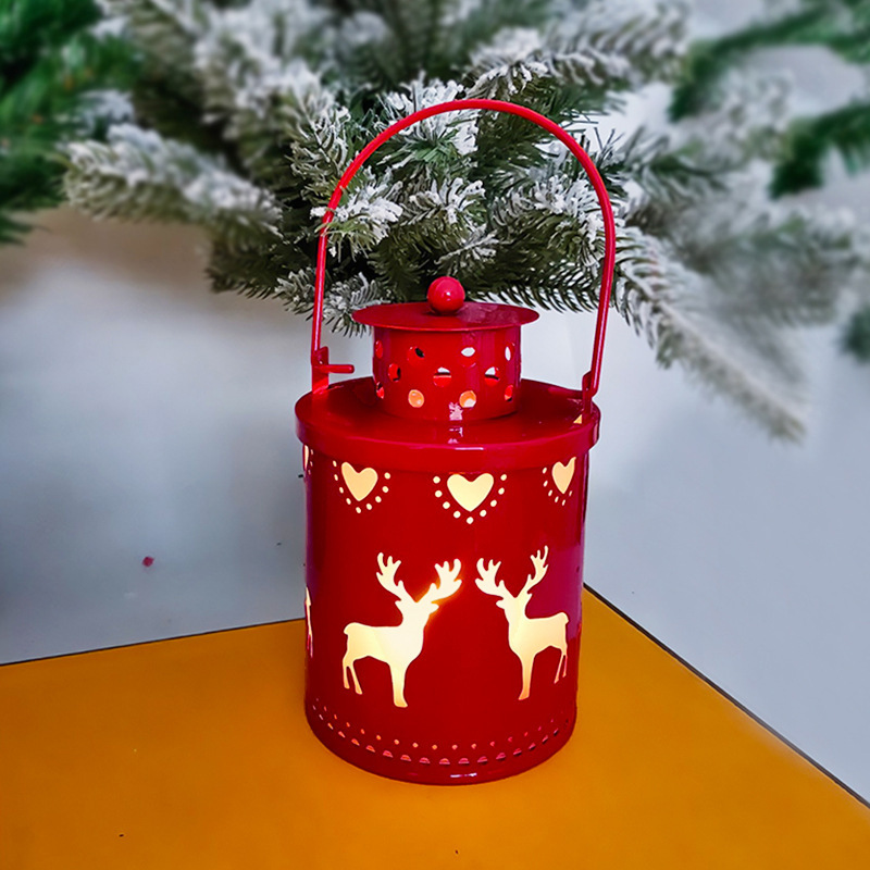 Christmas LED Candle Lantern Small Nordic Wind Light Flameless Electronic Holiday Decor - Image 6