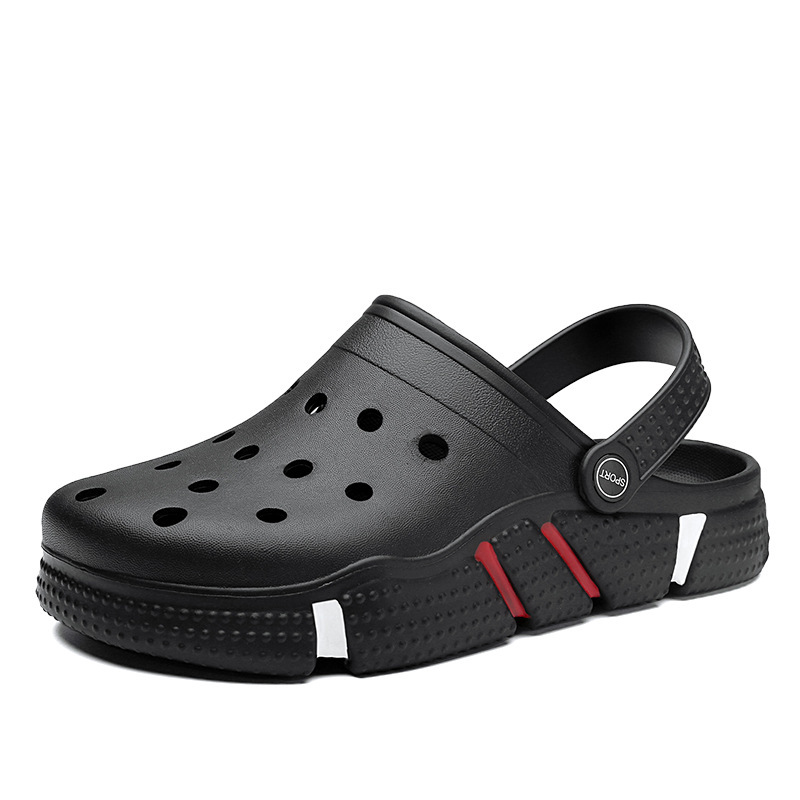 Men Sandals Summer Hole Shoes Beach Slippers - Image 5